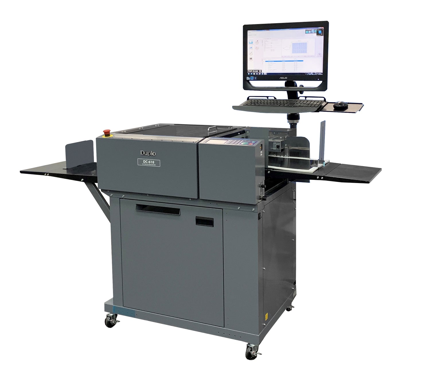 Duplo DC-618 loaded with both perforation modules (Used System)