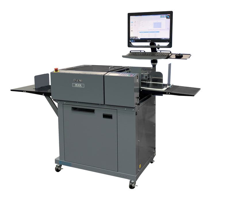 Duplo DC-618 loaded with both perforation modules (Used System)