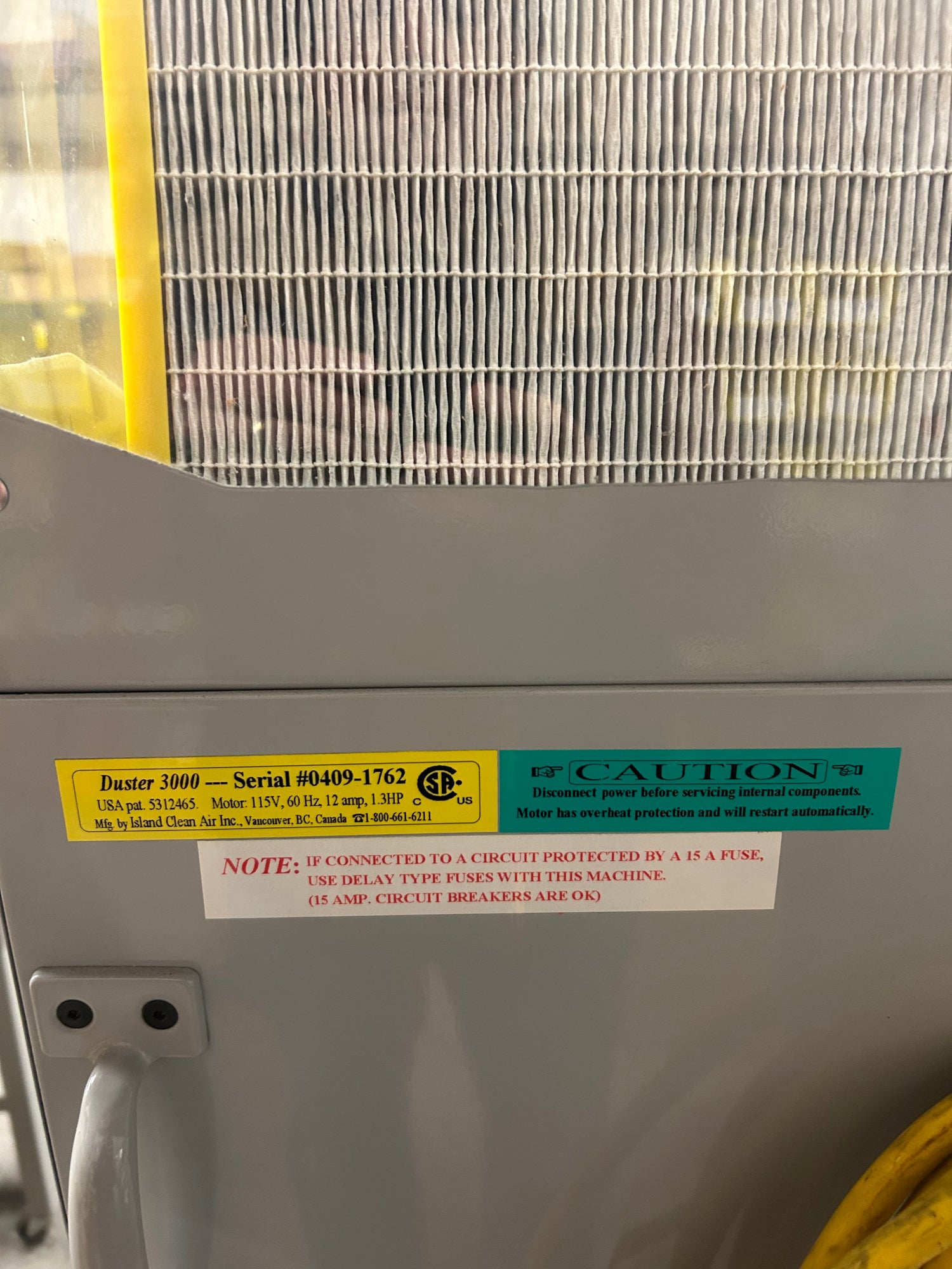 Duster 3000 - by Island Clean Air Inc.