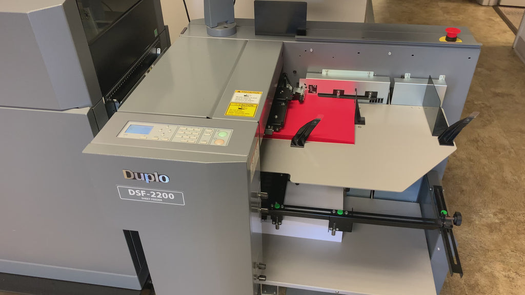 Duplo DSF-2200 Sheet Feeder for Booklet Maker